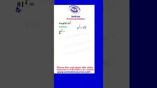 Fractional Indices Part 1