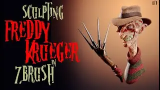 Sculpting Freddy Krueger in Zbrush - Xploding Cube