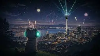 New Year Lo-Fi 🎆 3-HOUR Cozy Celebration Mix | New Zealand