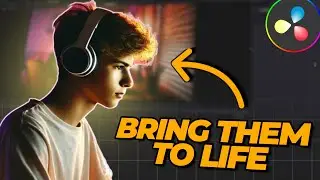 Animate Ai Characters in Davinci Resolve (grid warp node)
