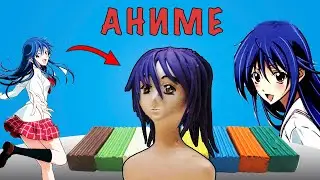 Sculpting ANIME from plasticine 👩‍🎤 YUZUKI EBA 🧑‍🎤 A Town where you live, Japanese manga