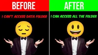 How to Fix Can't use this folder | Android 12-14 data access problem | Copy Paste Issue Fix