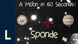 A moon in 60 seconds: Sponde #shorts