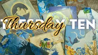 TUESDAY TEN #45| Ephemera Making | Blue Edition #tuesdayten