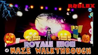 Royale High Complete Halloween Maze Walkthrough
