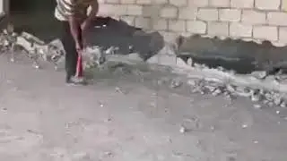 Успел убежать