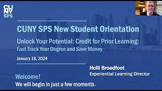 Orientation Credit for Prior Learning Webinar - Jan 18 2024