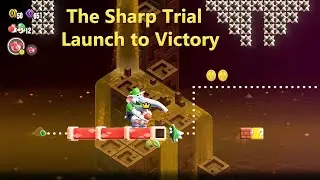 Super Mario Bros. WONDER - The Sharp Trial: Launch to Victory | 2 players | 2024