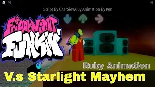 Roblox V.s Starlight Mayhem FNF |Ruby Animation Showcase|