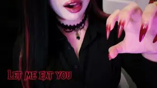 ASMR A Vampire Eats You Alive! 🧛🏻‍♀️ l feeding time, mouth sounds, eating you (sub✔️)