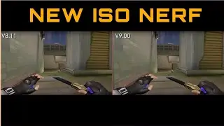Valorant New Iso Nerf is Here | V8.11 vs V9.00 Iso Changes