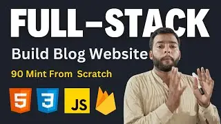 Build a Secure Blog with HTML, CSS, JavaScript, and Firebase Realtime Database | Web Dev Project 🚀📝