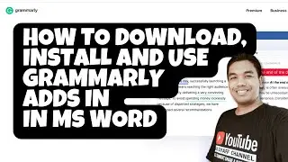 GRAMMARLY ADDS IN IN MICROSOFT WORD: HOW TO INSTALL AND USE
