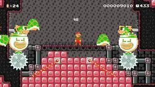 NEW super mario maker 2Crepy cave theme BETA