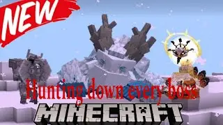 Defeating all of the new Mowzie's Mobs bosses in Minecraft. (Bedrock edition!)