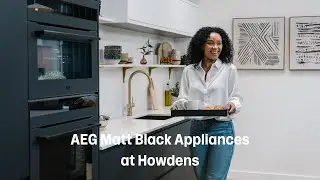 AEG Matt Black Appliances at Howdens