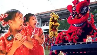 ALUNA AND AMANDA ARE AFRAID OF WATCHING THE BARONGSAI!! WE'RE GIVING AWAY SPECIAL CHINESE NEW YEA...