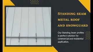Standing Seam Metal Roof and Snowguards in our project in Toronto