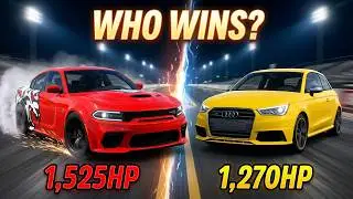 1,525HP vs 1,270HP EPIC DRAG RACE 🔥