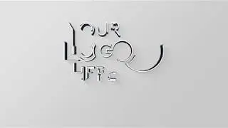 705 c1   Elegant 3D Logo Reveal clean intro any BG color V1