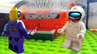 LEGO AMONG US STOP MOTION #2. Лего АМОНГ АС. мультик
