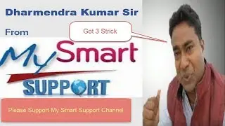 Please remove strick from My Smart Support