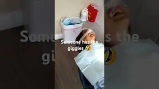 8 year old can't stop laughing from laughing gas