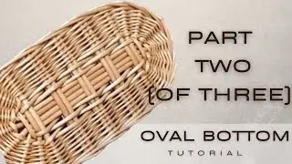 How to weave an oval bottom (tutorial). Part 2