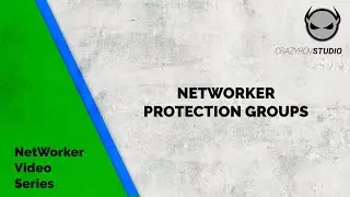 16. NetWorker Protection Group