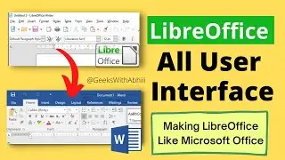 LibreOffice Ribbon Menu | Making LibreOffice Like Microsoft Office | LibreOffice look like excel