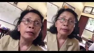 Viral!! Video Murid Lecehkan Guru, Ajukan Pertanyaan Konyol Sambil Tertawa