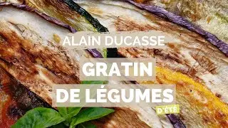 Recette de GRATIN DE LEGUMES D'ETE AU BASILIC par ALAIN DUCASSE