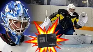 Rink INSIDE a Hockey Store // My GoPro Got Hit! Bauer Testing ​⁠