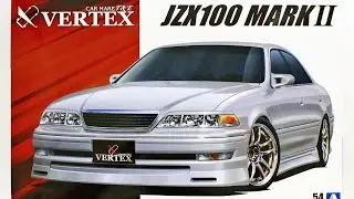 Обзор Toyota Mark2 JZX100 Vertex Aoshima 1/24