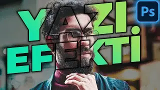 YAZININ İÇİNİ BOŞ Yapma Efekti Nasıl Yapılır? | Adobe Photoshop Dersleri