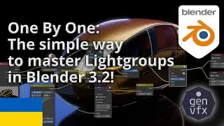 ONE BY ONE: Use this simple way to master lightGroups in blender 3.2!