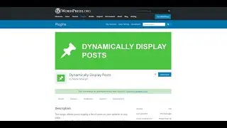 Dynamically Display Posts