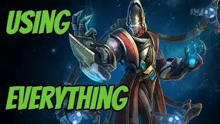 Karax vs Alarak and Abathur in Using the full roster (Sc2 Direct Strike Commanders)