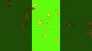 star effect Green screen video copyright 