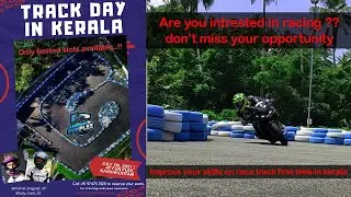 First trackday in kerala at Trivandrum funplex road awareness program how to ride a bike safly