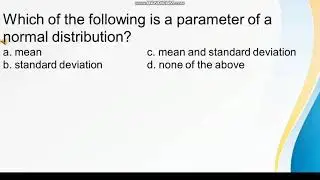 Statistics and Probability Quiz 1.1