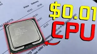 GAMING on a $0.01 CPU!
