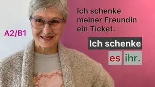 Verben mit Dativ- und Akkusativergänzung | Er bringt ES DIR | A2/B1 | Deutsch lernen