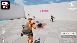 GASP + Zombie Shooter Kit v2 - WIP - Unreal Engine 5