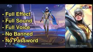 Vale Hero - Blizzard Storm Skin Script Full Effect & Voice (Floryn Patch) Mediafire No Password!