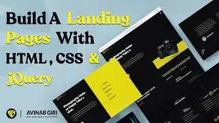 Create Landing Pages Using HTML, CSS & jquery Part 02.