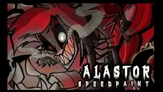 Alastor Demon Form Speedpaint + AMV INSANE! Fan Art Level 23