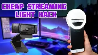 Best ring light for streaming | Cheap twitch cam light fix 2020