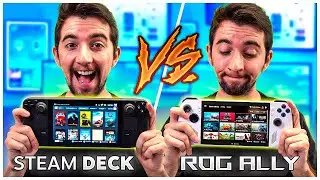 É POR ISSO que o Steam Deck é MELHOR! Rog Ally vs Steam Deck COMPARATIVO
