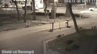 Woman on the crosswalk hit by car in Hungary flew 17 meters and survived